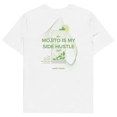Anchor & Crew White Mojito Is My Side Hustle Club Organic Cotton T-shirt - Men