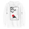 Anchor & Crew White Mount Fuji Landmark Cotton Blend Hoodie - Men In White