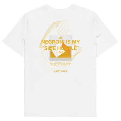Anchor & Crew White Negroni Is My Side Hustle Club Organic Cotton T-shirt - Men