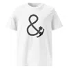 Anchor & Crew White Oversized Ampersand Signature Organic Cotton T-shirt - Women In White