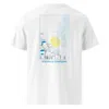 Anchor & Crew White Santorini Landmark Organic Cotton T-shirt - Women In White