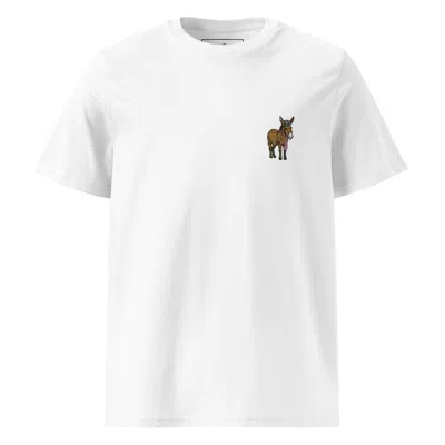 Anchor & Crew White Smart Ass Actual Life Organic Cotton Embroidered T-shirt - Women