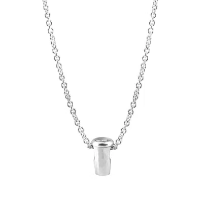 Anchor & Crew Women's Gustatory Coffee Takeout Cup Silver Necklace Pendant In Metallic