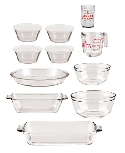 Anchor Hocking 15-pc. Oven Basics Bakeware Set In Transparent