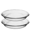 Anchor Hocking 2-piece Essentials Pie Bundle In Transparent