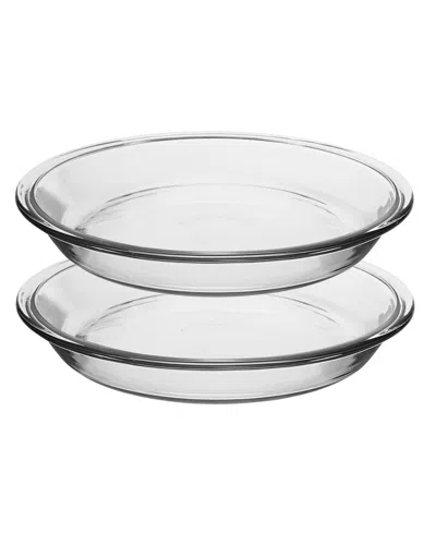 Anchor Hocking 2-piece Essentials Pie Bundle In Transparent