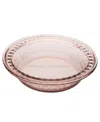 Anchor Hocking 9.25" Laurel Embossed Pie Dish In Rosewater