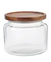 Anchor Hocking Glass 64-oz. Acacia-lid Montana Jar