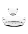 Anchor Hocking Whitman Chip And Dip Set In Clear