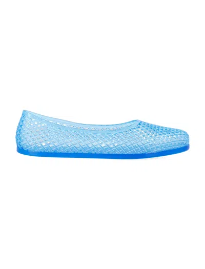 Ancient Greek Essential Summer Mini Ballerina Flats In Blue