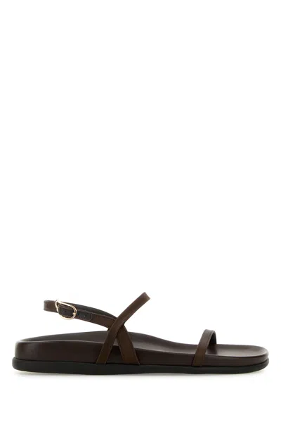 Ancient Greek Evriali Footbed-37 Nd  Female In Brown
