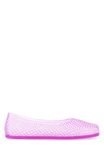 Ancient Greek Fucsia Mesh Iro Ballerinas In Pink