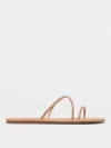 Ancient Greek Sandal Flat Sandals  Woman Color Beige In Beige