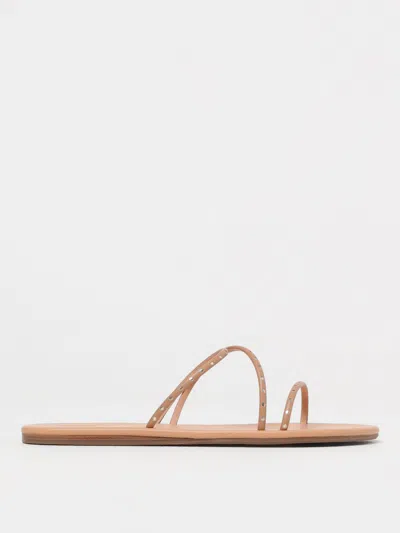Ancient Greek Sandal Flat Sandals  Woman Color Beige