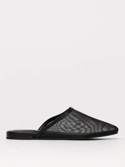 Ancient Greek Sandal Flat Shoes  Woman Color Black
