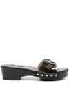 Ancient Greek Sandals Omonia Plateau-sandalen 40mm In Black