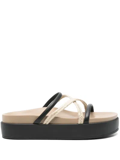 Ancient Greek Sandals 50mm Aba Mules In Black