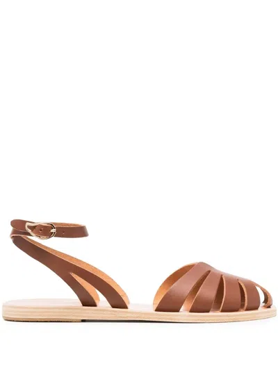 Ancient Greek Sandals Aella Flat Sandals In Brown