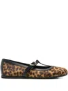 Ancient Greek Sandals Aerati Leopard-print Ballet Flats In Animal Print