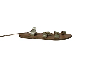 Ancient Greek Sandals Alcyone Sandals In Brown Leather