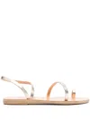 Ancient Greek Sandals Apli Eleftheria Metallic-effect Sandals In Gold