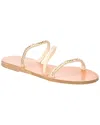 Ancient Greek Sandals Apli Polytimi Leather Sandal In White