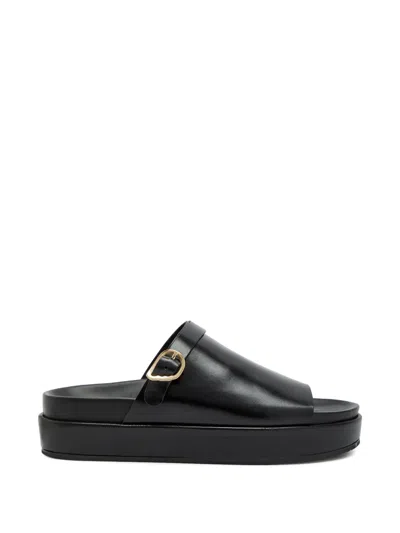 Ancient Greek Sandals Arachova Buckle-strap Platform Sandals In Multi