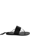 Ancient Greek Sandals Aratro Strap Sandals In Black