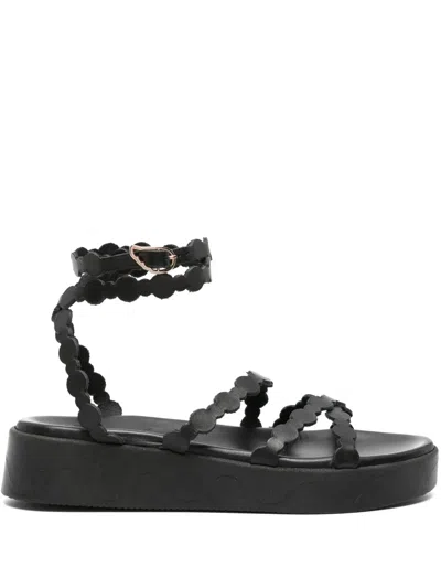 Ancient Greek Sandals Aspis Sandalen In Schwarz