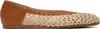Ancient Greek Sandals Beige & Tan Aeropi Ballerina Flats In Natural