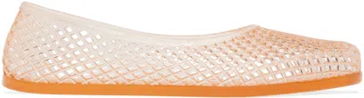 Ancient Greek Sandals Iro Jelly Ballerina Shoes In Orange