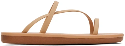 Ancient Greek Sandals Beige Parthena Sandals In Natural