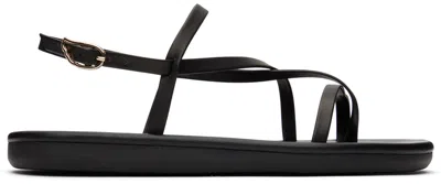 Ancient Greek Sandals Black Alethea Sandals