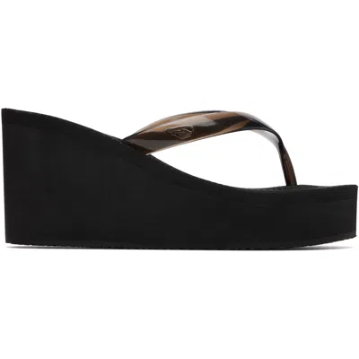 Ancient Greek Sandals Black Etheria Heeled Sandals