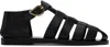Ancient Greek Sandals Homeria Flat Sandal In Black