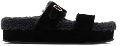 Ancient Greek Sandals Black Latria 2flatform Sandals In All Black