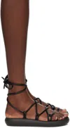 Ancient Greek Sandals Black Nice Sandals In Black