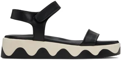 Ancient Greek Sandals Black Salamina Sandals