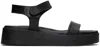 Ancient Greek Sandals Black Salamina Sandals In All Black