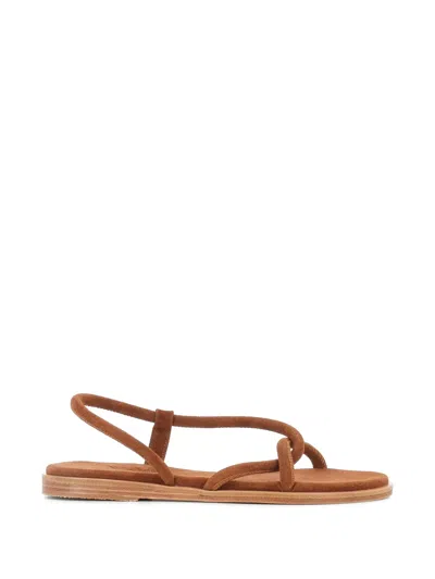 Ancient Greek Sandals Bomba Flat Sandals In Brown