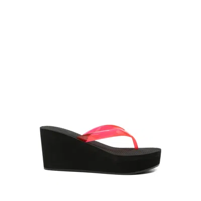 Ancient Greek Sandals Etheria Wedge Flip-flops In Black