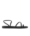 Ancient Greek Sandals Women Black Eleftheria Sandals In Black