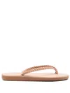 Ancient Greek Sandals Braided-strap Flip Flops In Neutrals