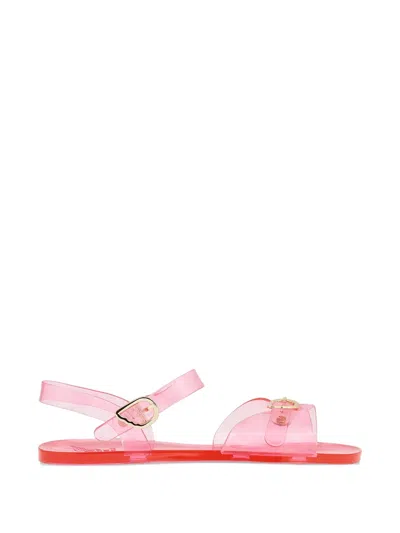 Ancient Greek Sandals Buckle Strap Sandals In Pink