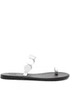 Ancient Greek Sandals Calisto Mirror Sandals Silver In Multi