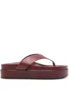 Ancient Greek Sandals Charys Flip Flops In 红色