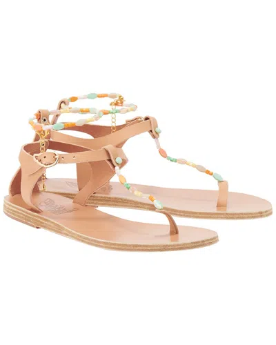 Ancient Greek Sandals Chrysso Leather Sandal In Beige