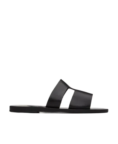Ancient Greek Sandals Classic Slip-on Sandals In Black