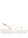 Ancient Greek Sandals Crossover-strap Leather Sandals In White