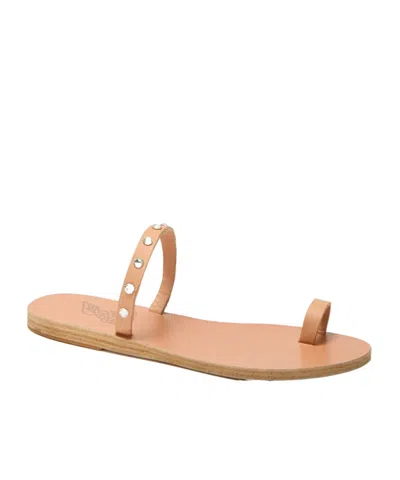 Ancient Greek Sandals Thalia Bee Toe-strap Sandals In Beige